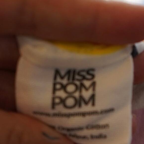 Miss‎ PomPom Straight Leg Sleeveless Sunny Day Jumpsuit Multi Womens Size Medium - Picture 9 of 9